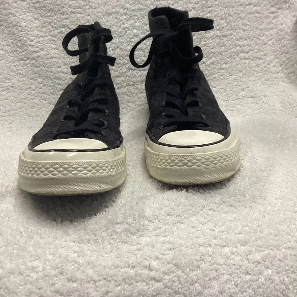Converse Chuck 70 Hi Black Tonal Camo High Top Sneakers Unisex 169123C